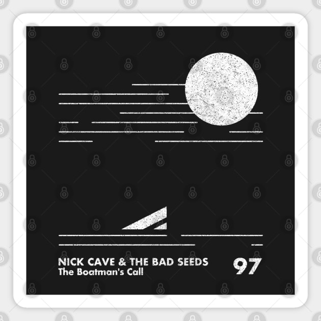 Nick Cave / Minimal Graphic Design Tribute Magnet by saudade